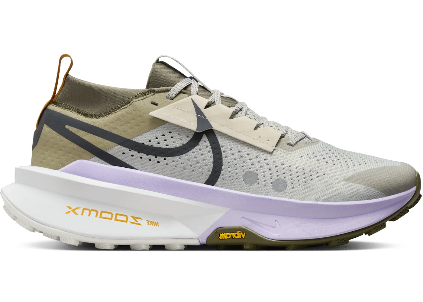 Nike ZoomX Zegama 2 - Vert clair, minerai de fer, vert vapore, lilas, anthracite