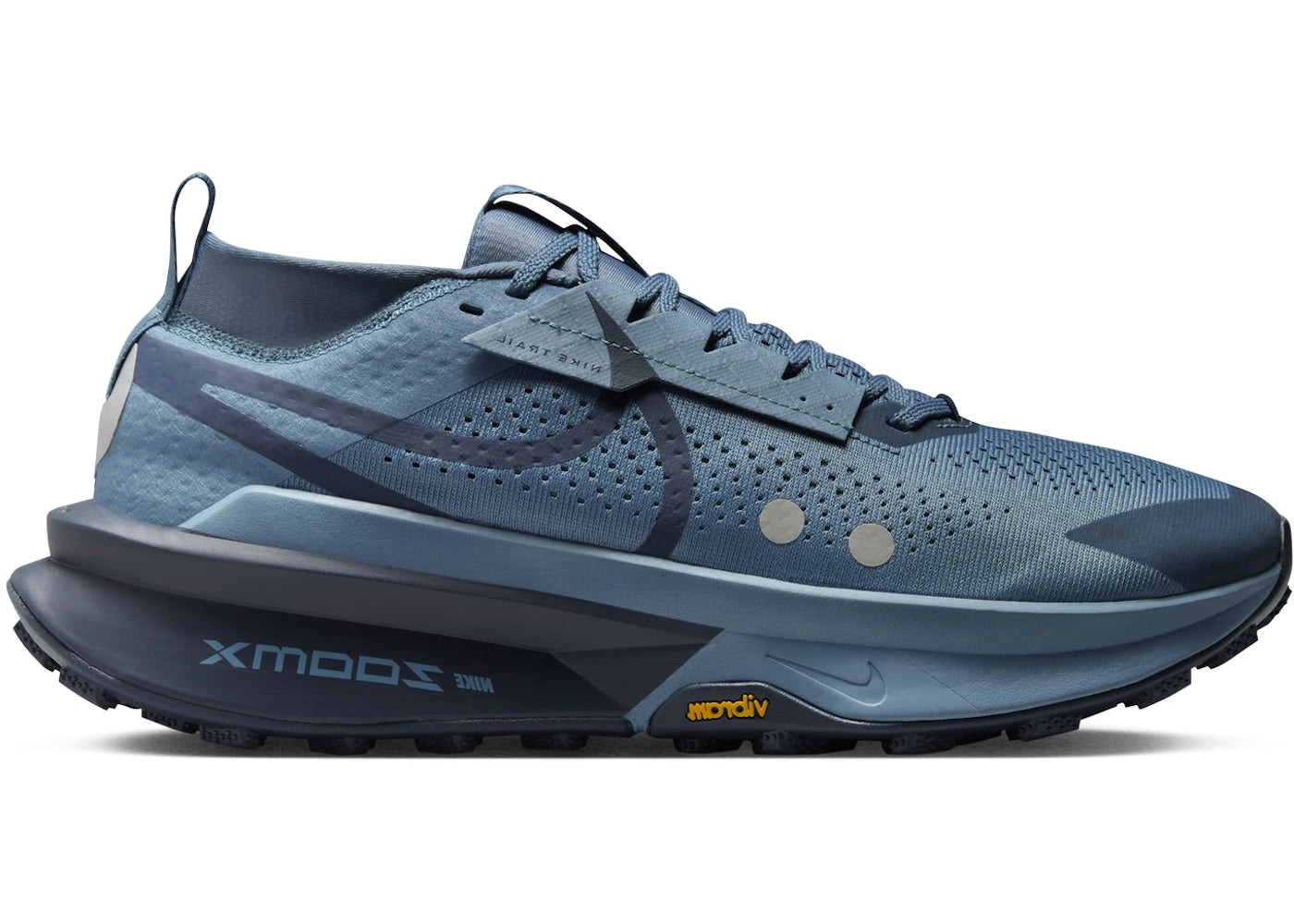 Nike ZoomX Zegama 2 - Bleu fumé métallisé, Platine, Bleu marine