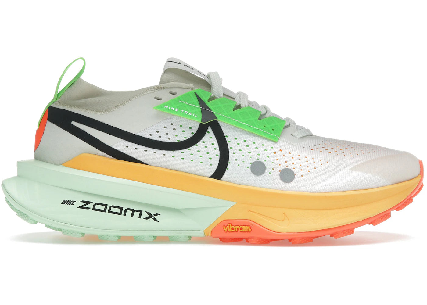 Nike ZoomX Zegama 2 Summit White Laser Orange Total Orange Black