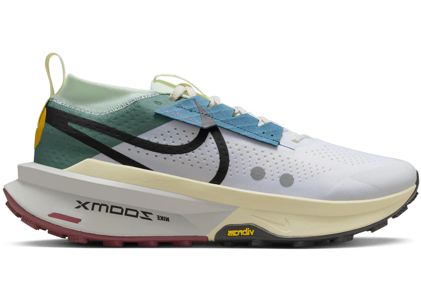Nike ZoomX Zegama 2 - Blanc Bicoastal Court Bleu Noir