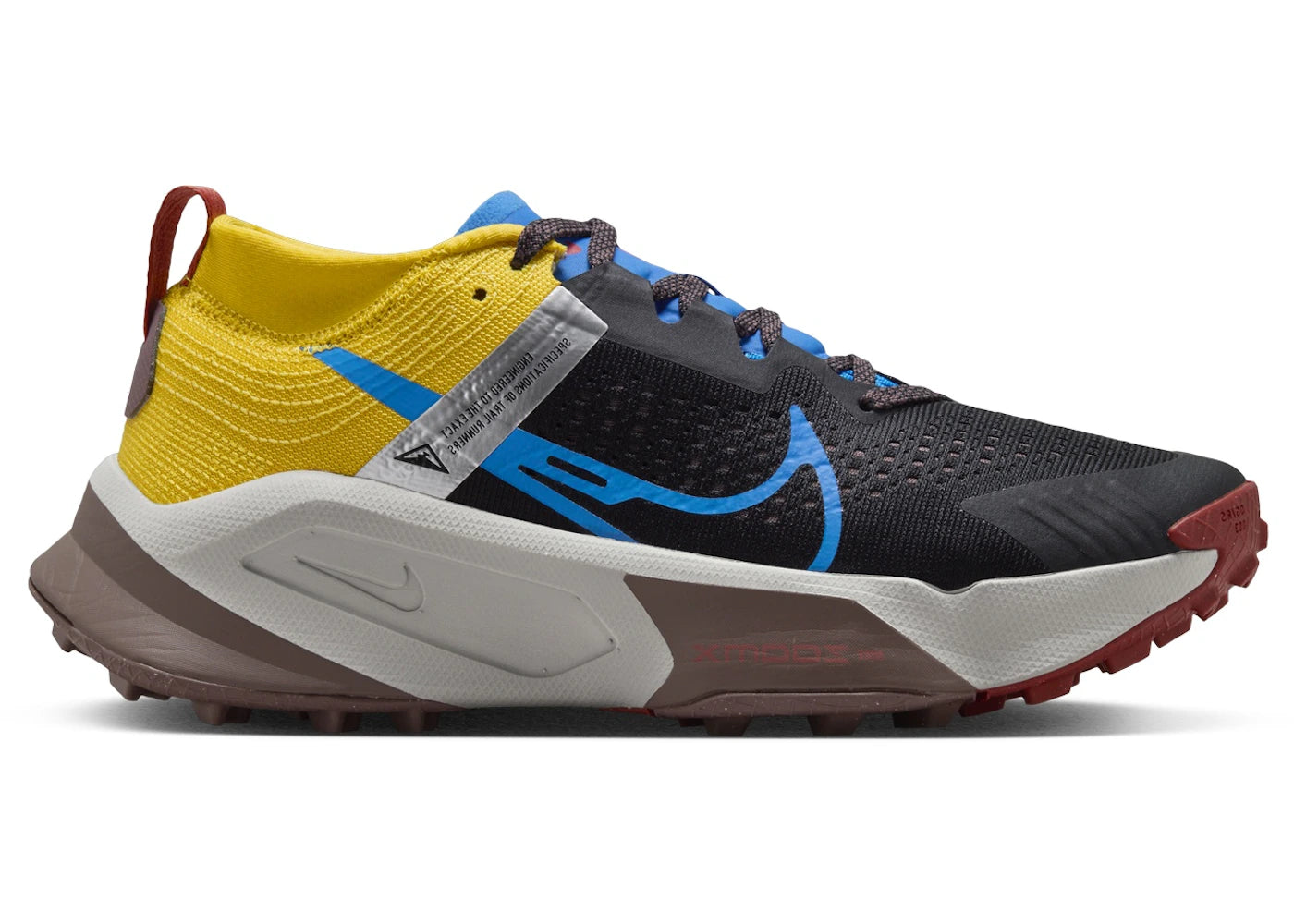 Nike ZoomX Zegama-Black Vivid Sulfur Track Red Light Photo Blue (Women's)