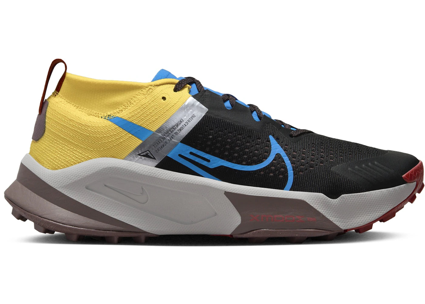 Nike ZoomX Zegama-Black Vivid Sulfur Track Red Light Photo Blue