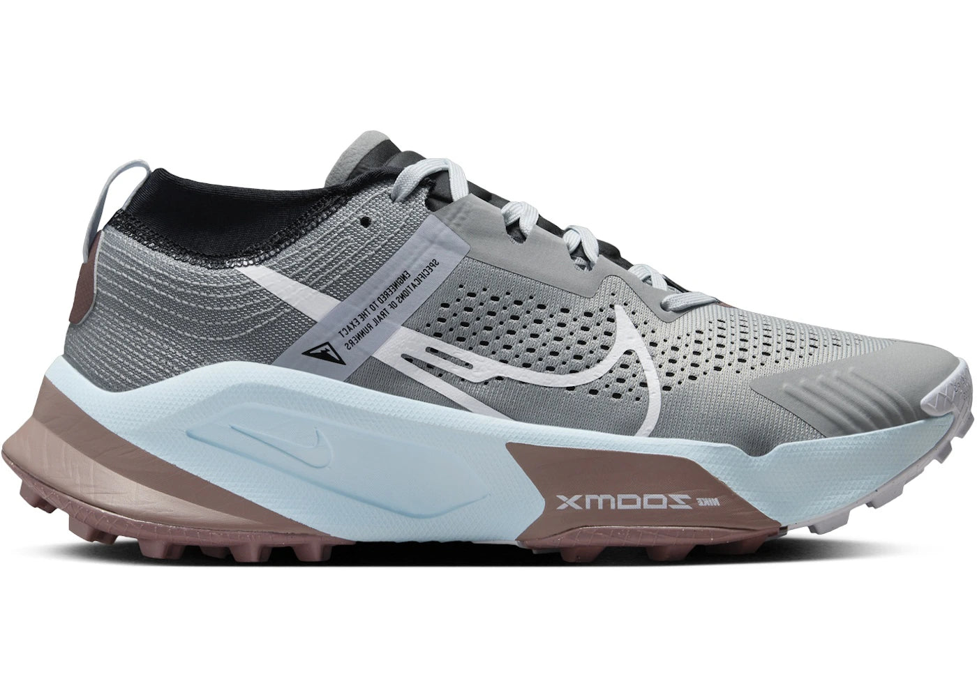 Nike ZoomX Zegama Light Smoke Grey Black Glacier Blue White
