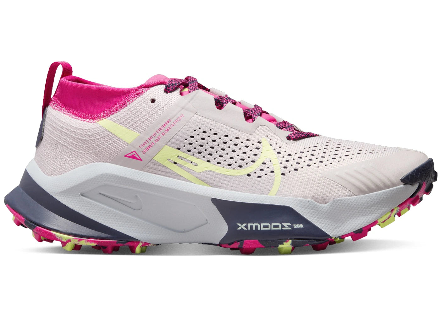 Nike ZoomX Zegama-Platinum Violet Fireberry Purple Ink Luminous Green (Women's)