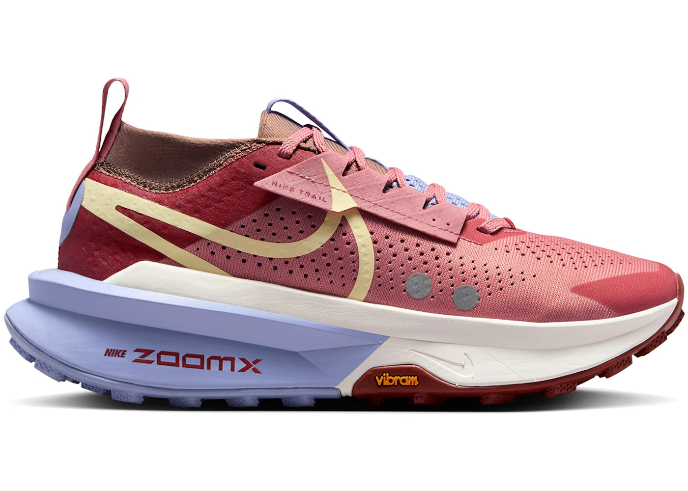 Nike ZoomX Zegama Trail 2 - Rouge Stardust Mars Stone Lilas Glace Albâtre (Femme)