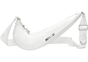Nike x Jacquemus Le Swoosh Crossbody Bag White/White/Shiny Silver - main view