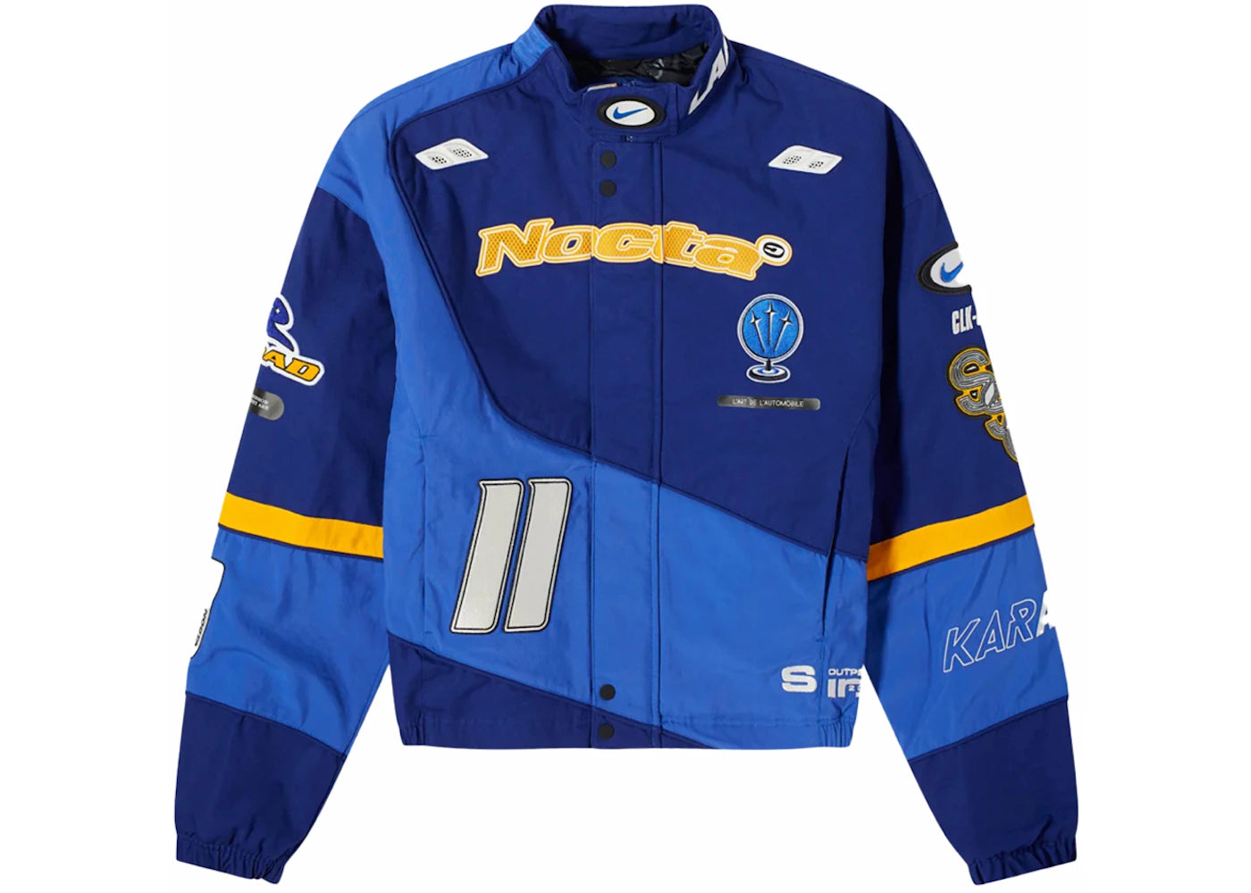 Nike x NOCTA L'Art Racing Jacket-Deep Royal Blue/Racer Blue/Phantom
