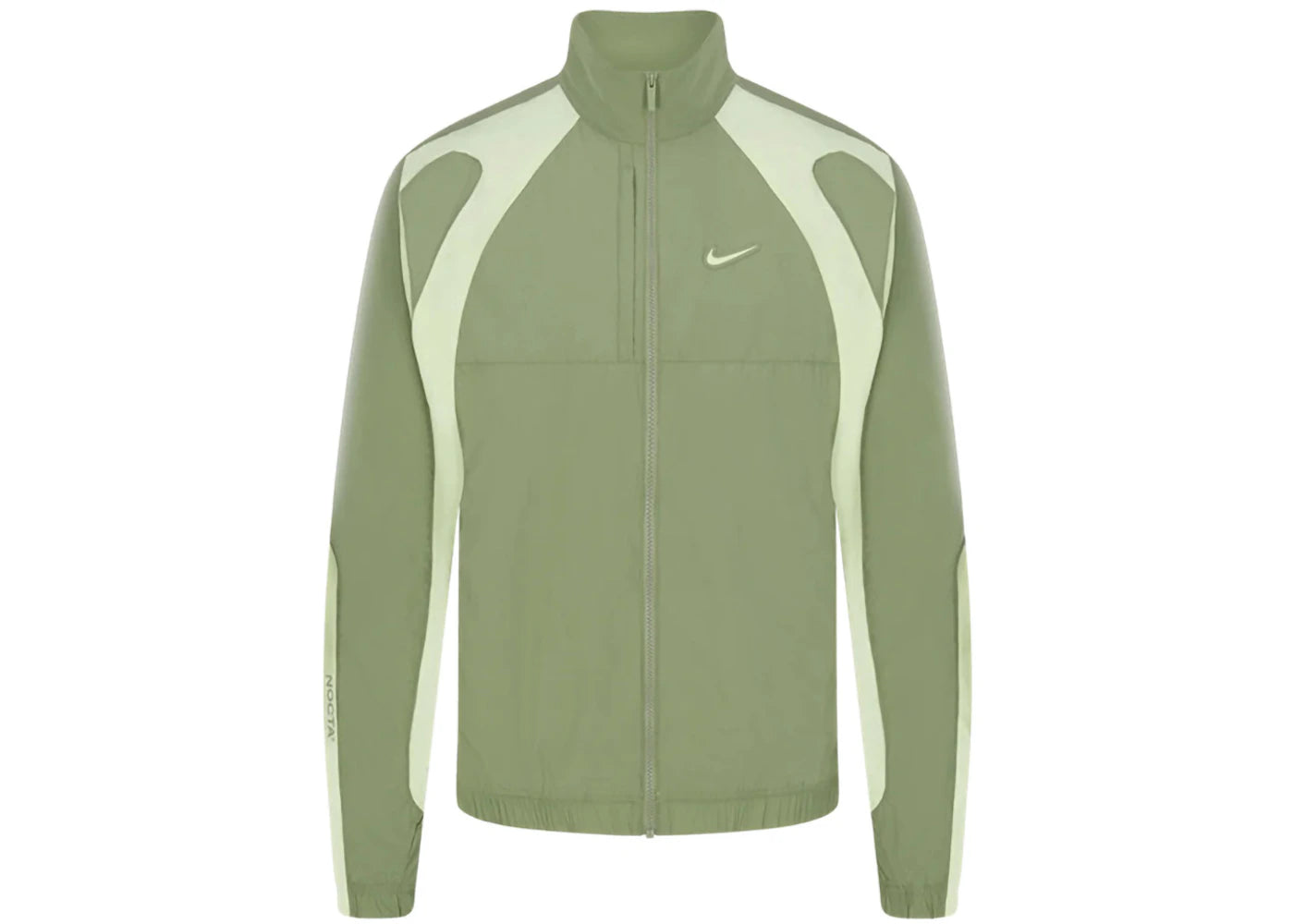 Nike x NOCTA Northstar Nylon Track Jacket-Oil Green/Light Liquid Lime