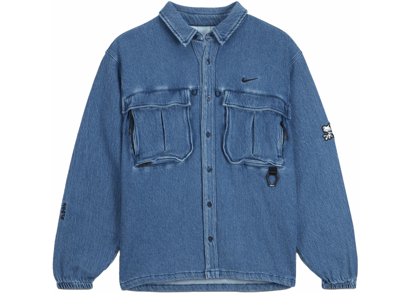 Nike x NOCTA Opal Lily Pad Denim Shirt-Blue Denim