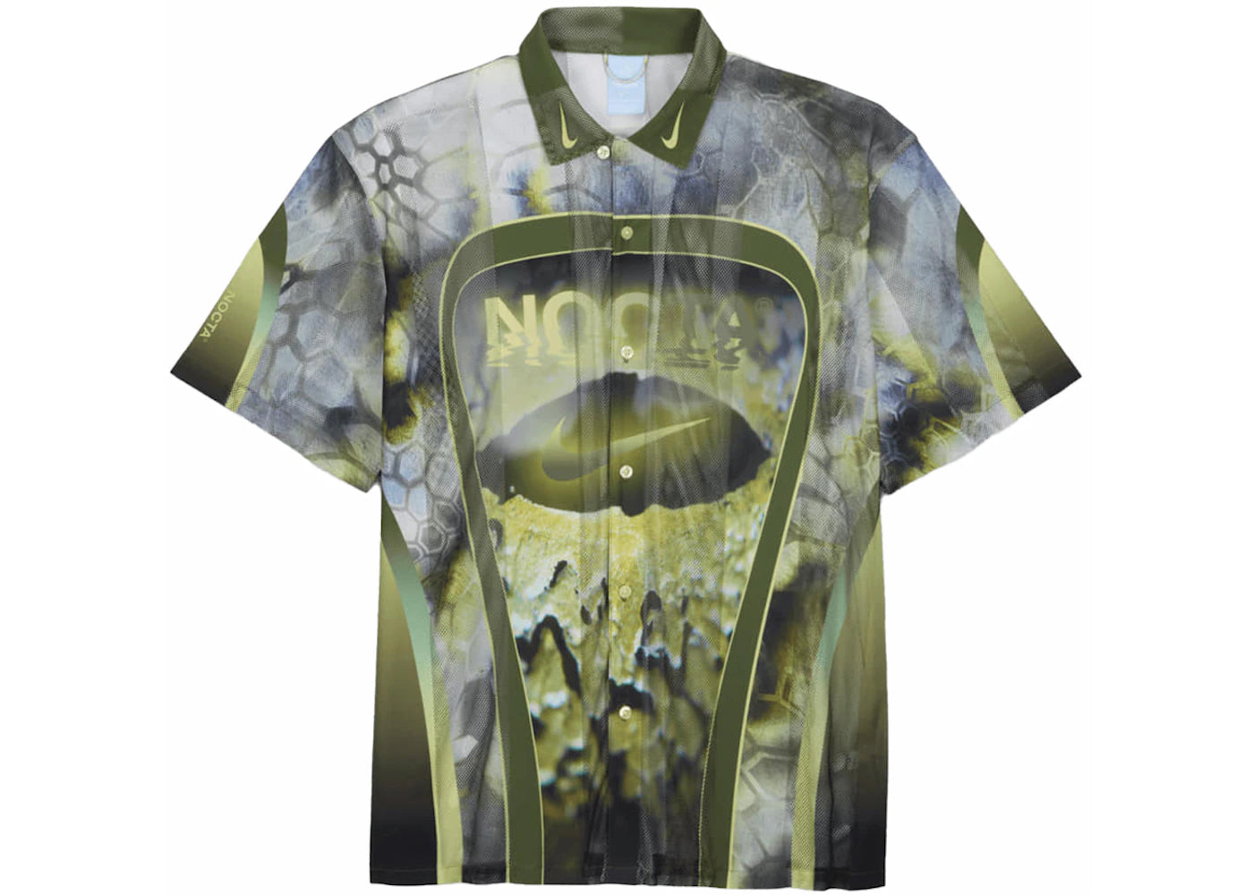 Chemise boutonnée Nike x NOCTA Opal Tito Neeks - Pilgrim/Vert pétrole/Noir
