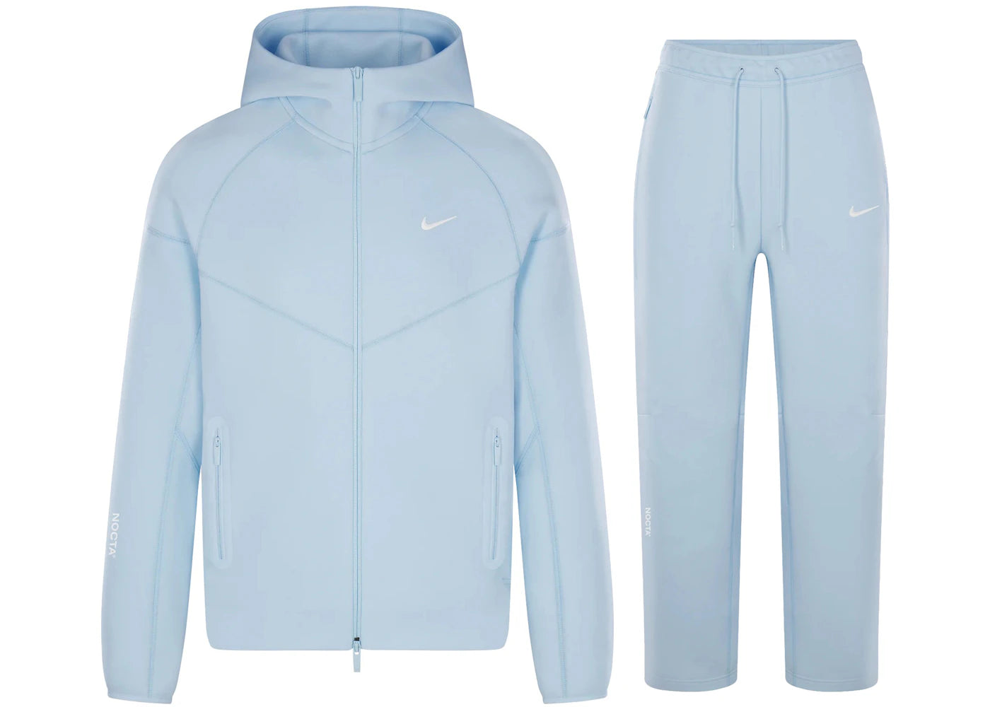 Nike x NOCTA Tech Fleece Hoodie & Joggers Set-Cobalt Blue/Tint