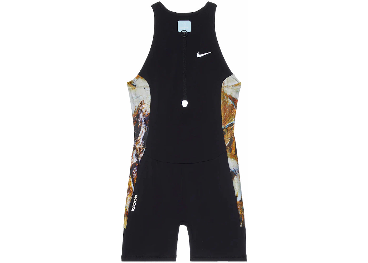 Justaucorps de course Nike x NOCTA pour femme - Noir/Marron baroque