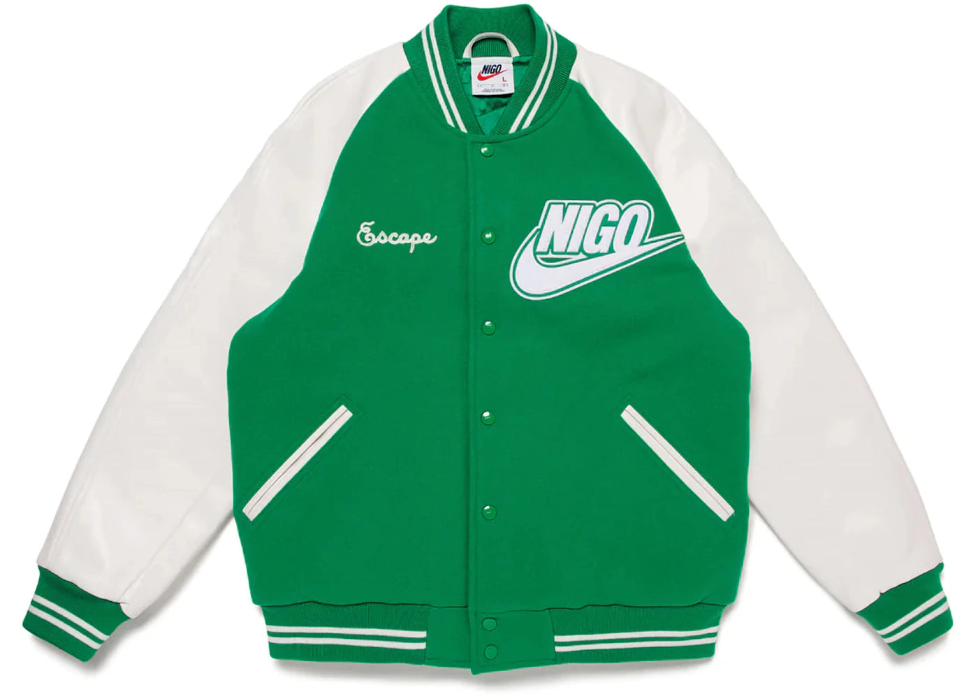 Nike x Nigo NRG Varsity Jacket-Green