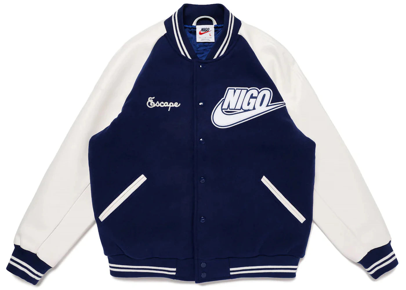 Nike x Nigo NRG Varsity Jacket-Navy