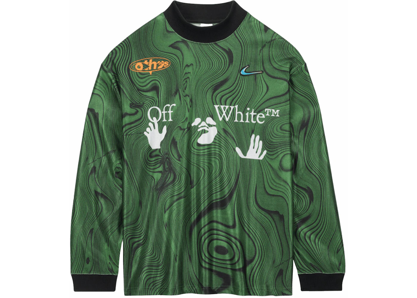 Nike x Off-White Allover Print Jersey-Kelly Green