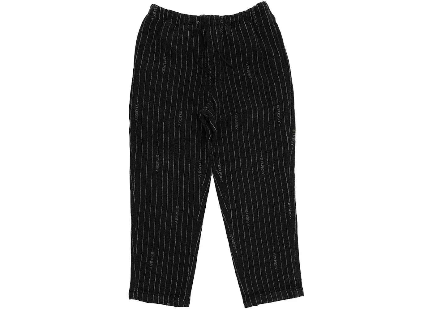 Pantalon rayé en laine Nike x Stussy - Noir