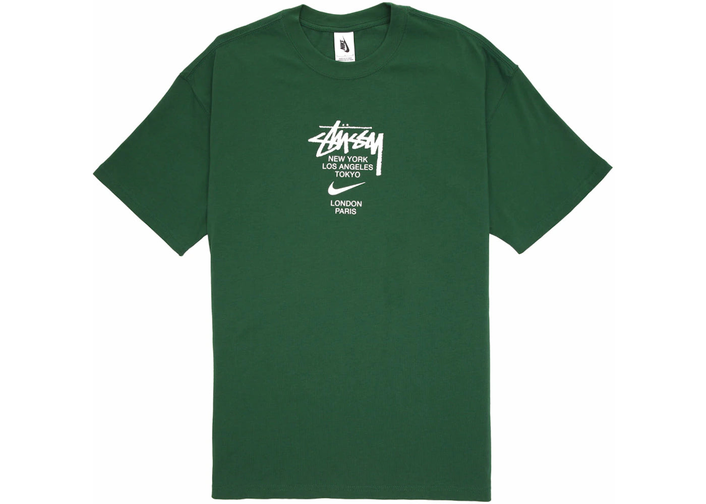 T-shirt Nike x Stussy International - Vert