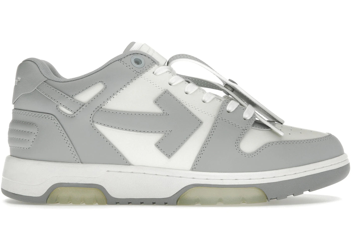 OFF-WHITE Out Of Office OOO Low Tops-Grey White (2022)