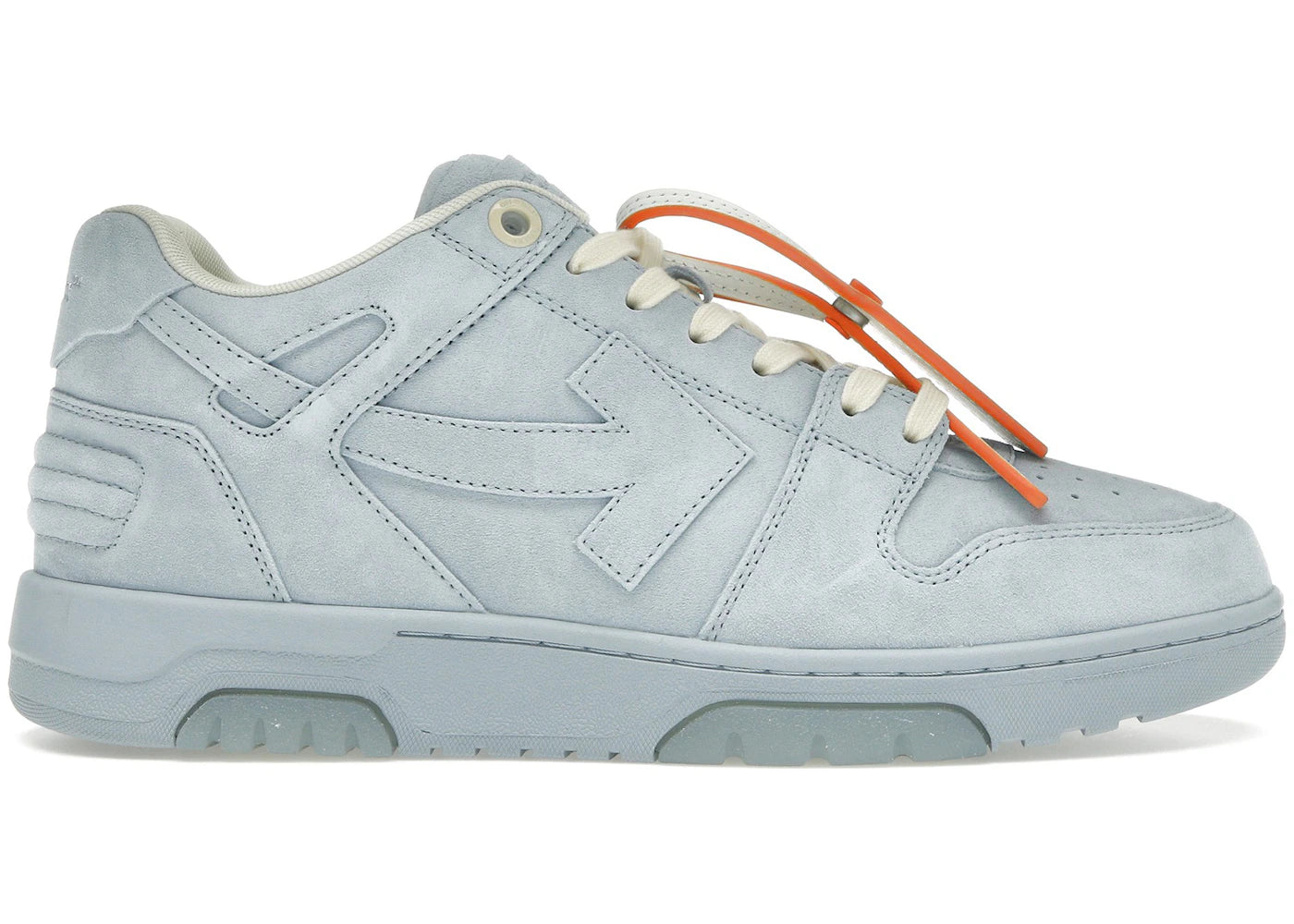 OFF-WHITE Out Of Office Suede-Light Blue