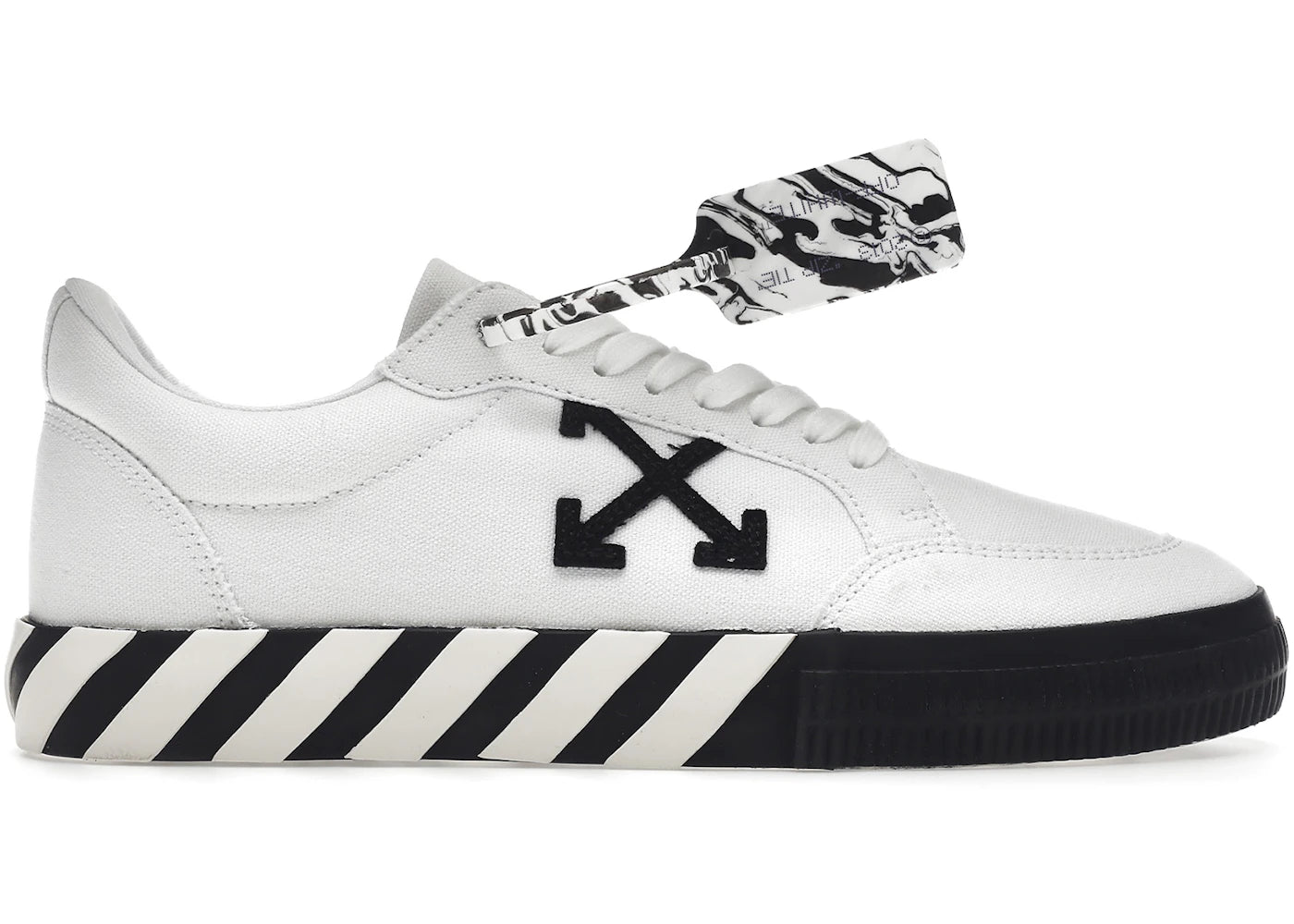 OFF-WHITE Vulcanized Low-Canvas White Black