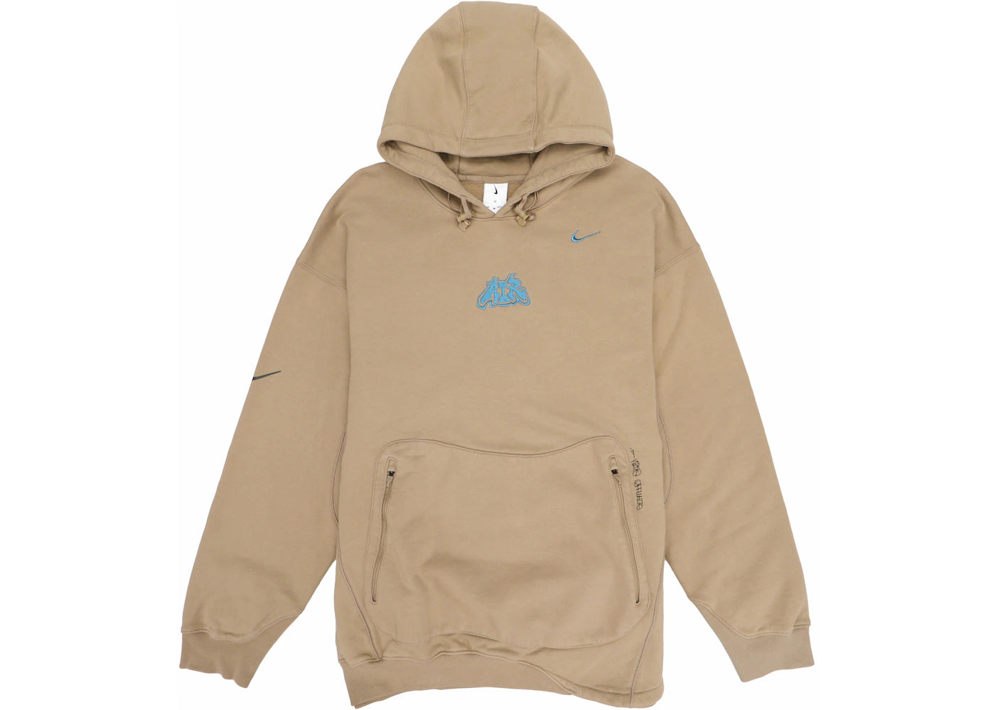 OFF-WHITE x Nike 006 Fleece Hoodie-Beige