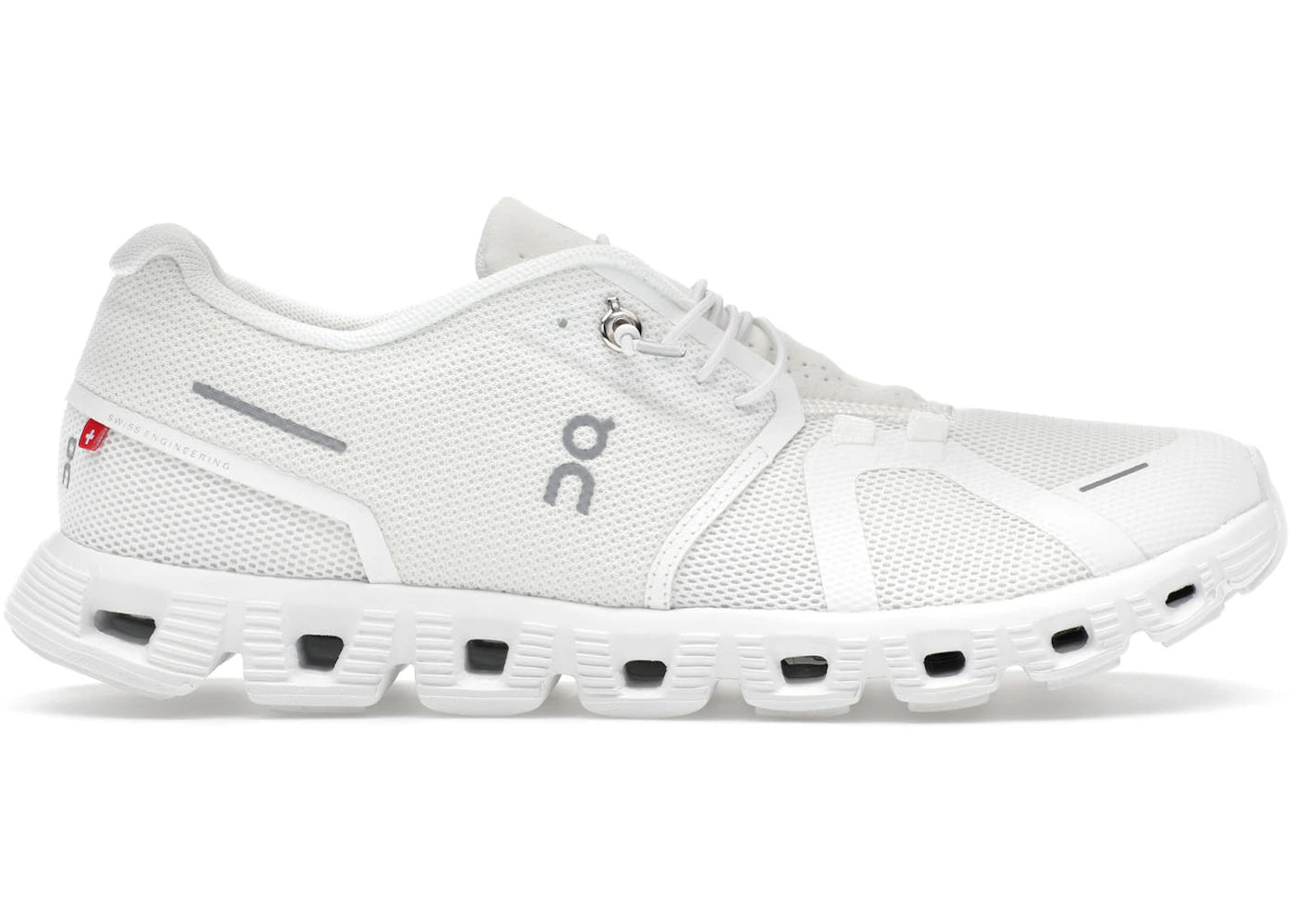 On Running Cloud 5-All White (Women's)