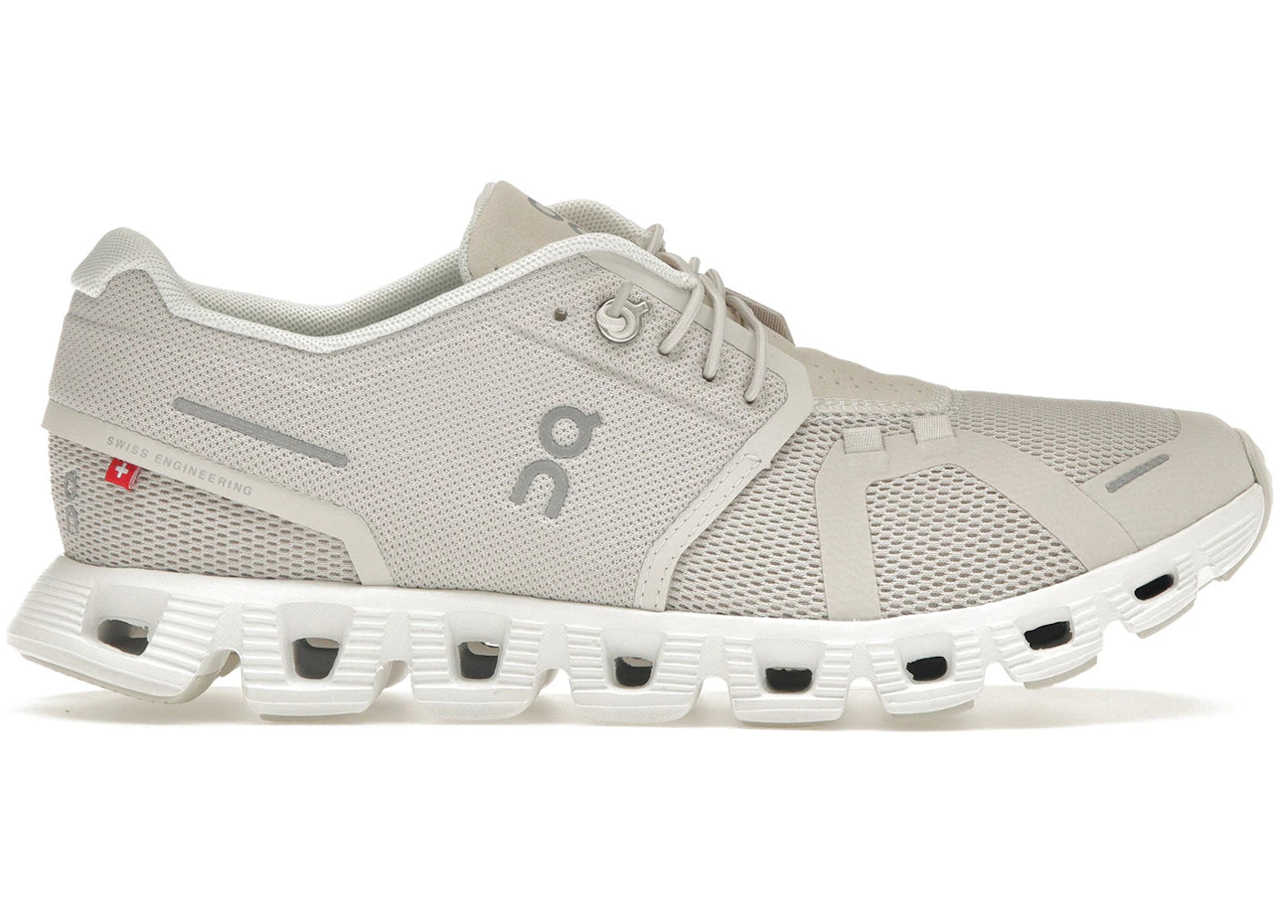 On Running Cloud 5-Pearl White (Women's)