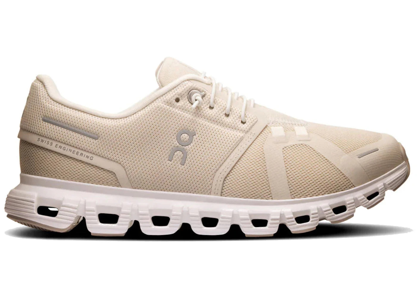 On Running Cloud 6-Pearl White (Women's)