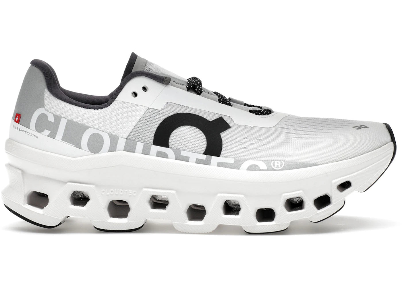 On Running Cloudmonster-White Black (Women's)