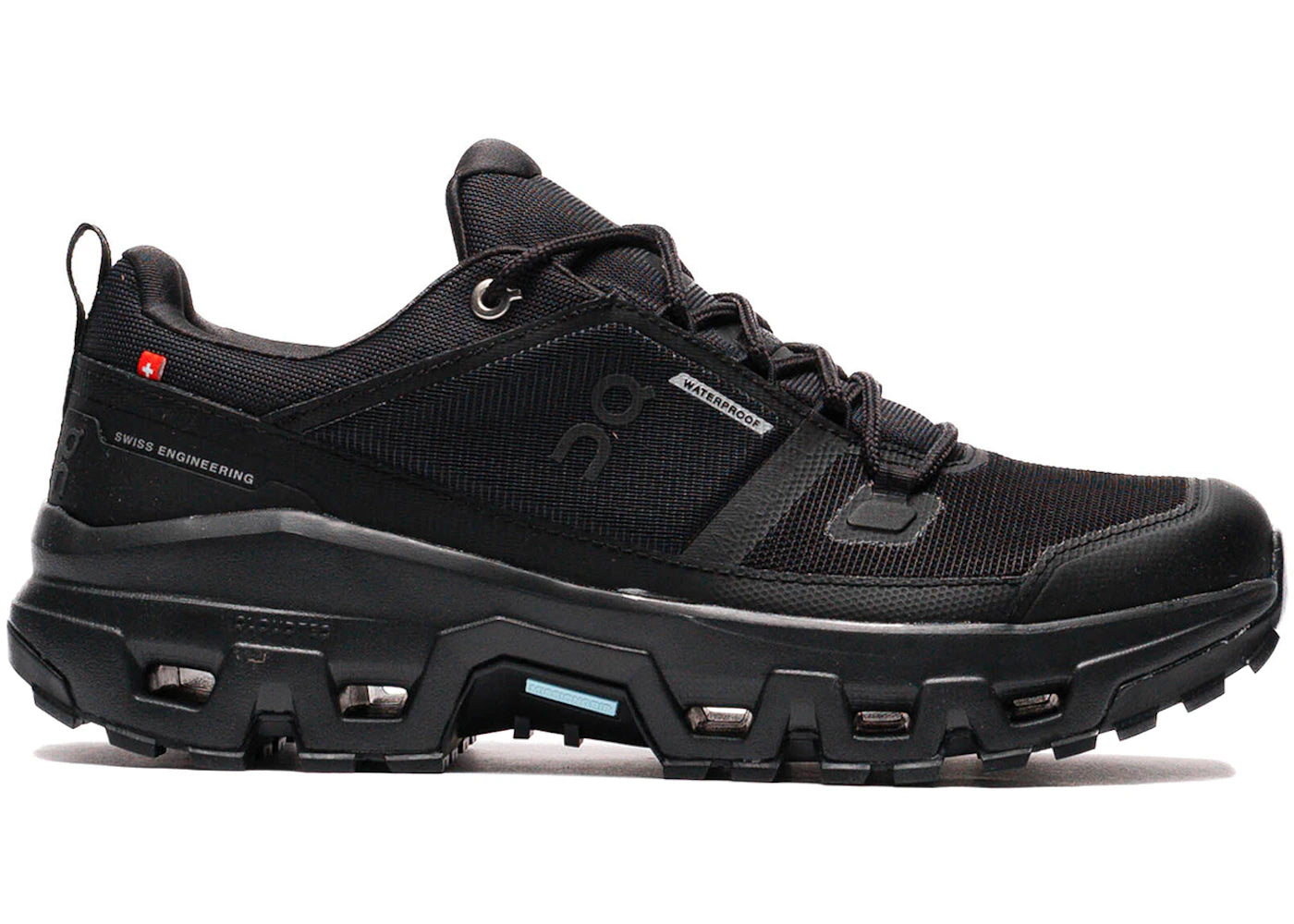 On Running Cloudrock Low Waterproof-All Black