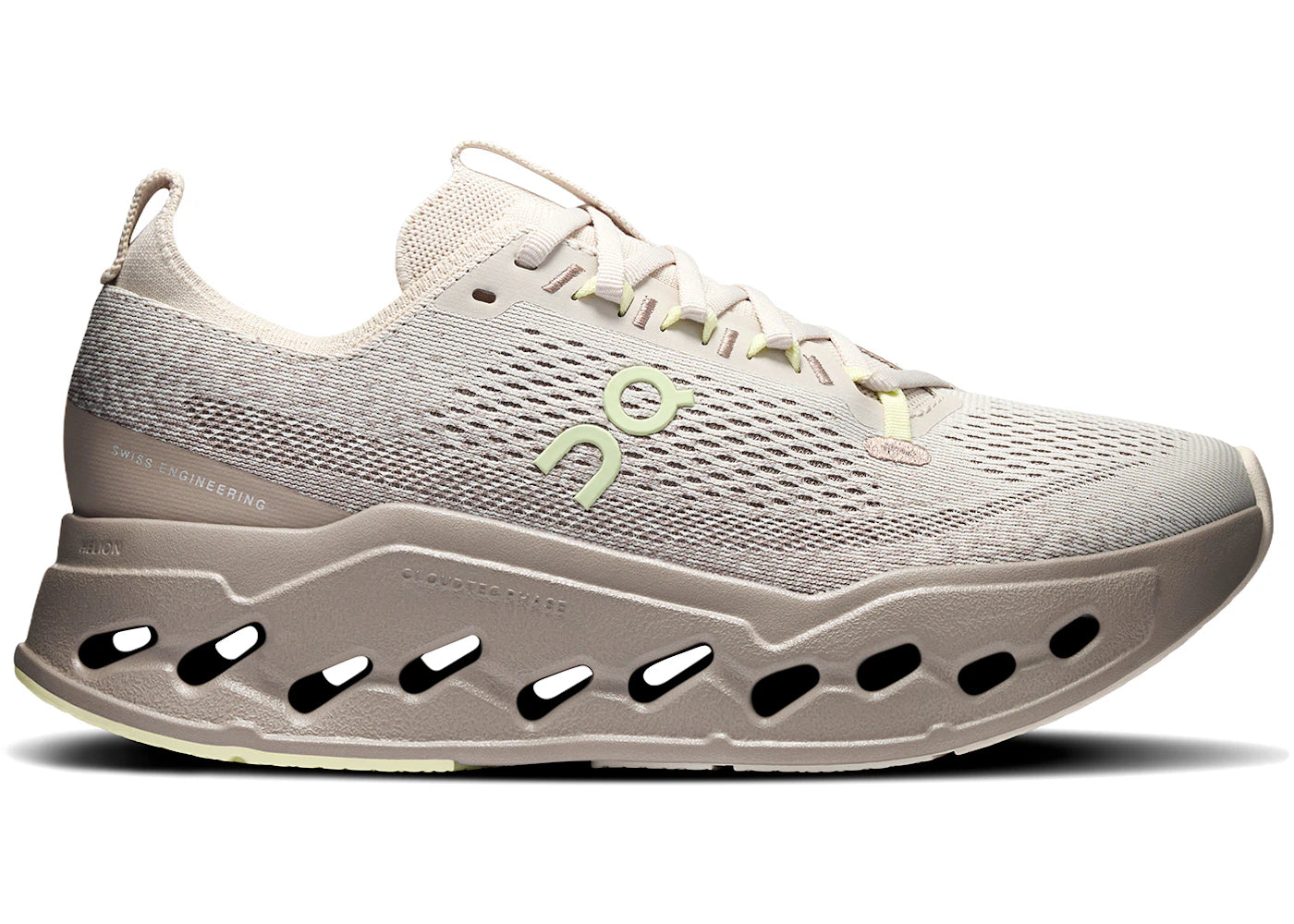 On Running Cloudsurfer Max Pelican Limelight
