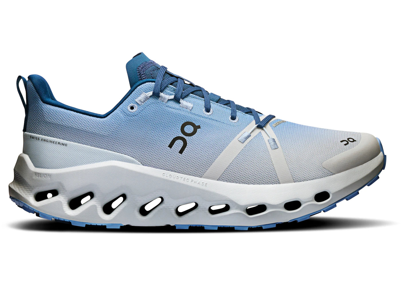 On Running Cloudsurfer Trail Waterproof-Chambray Glacier