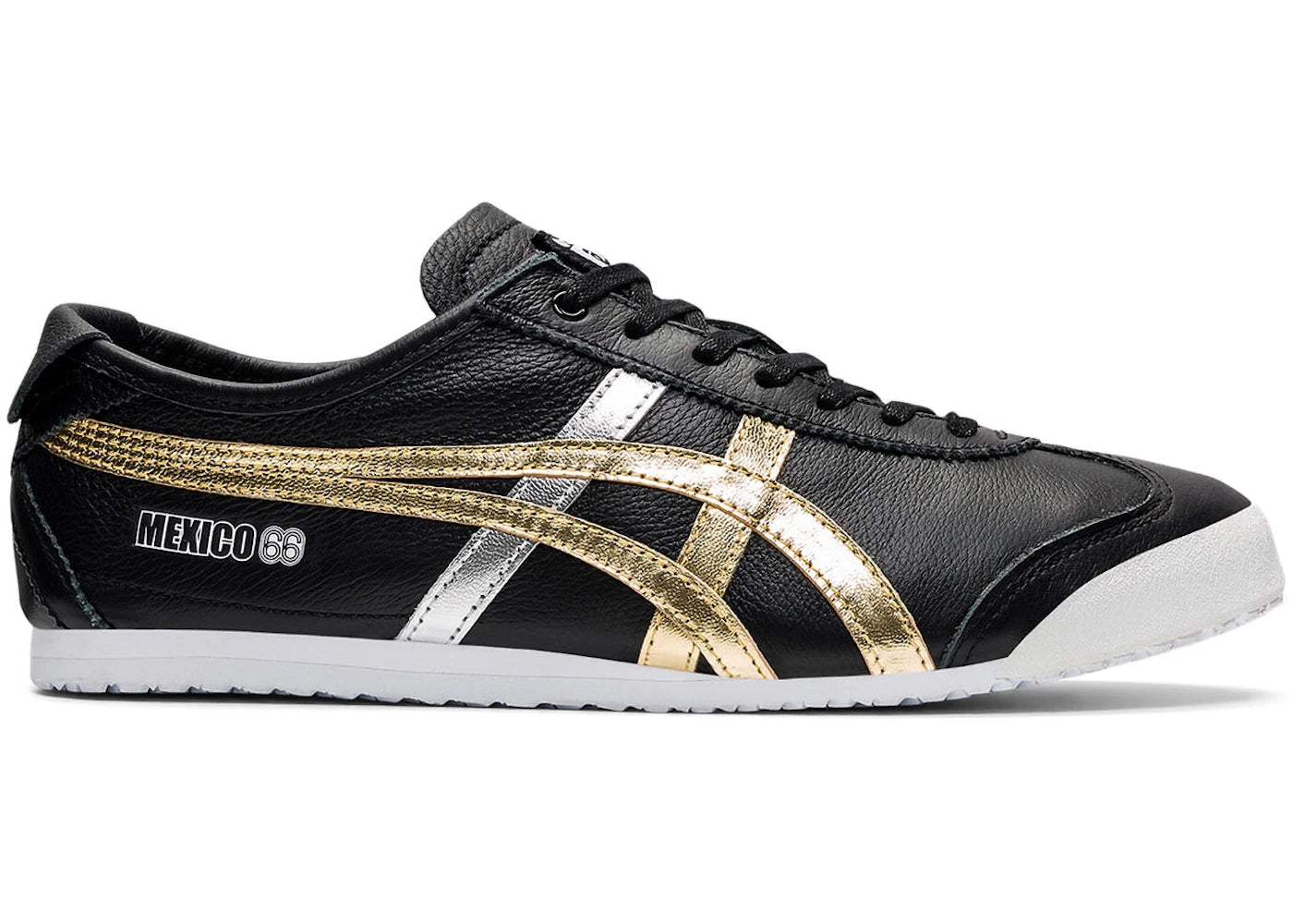 Onitsuka Tiger Mexico 66-Black Gold Silver