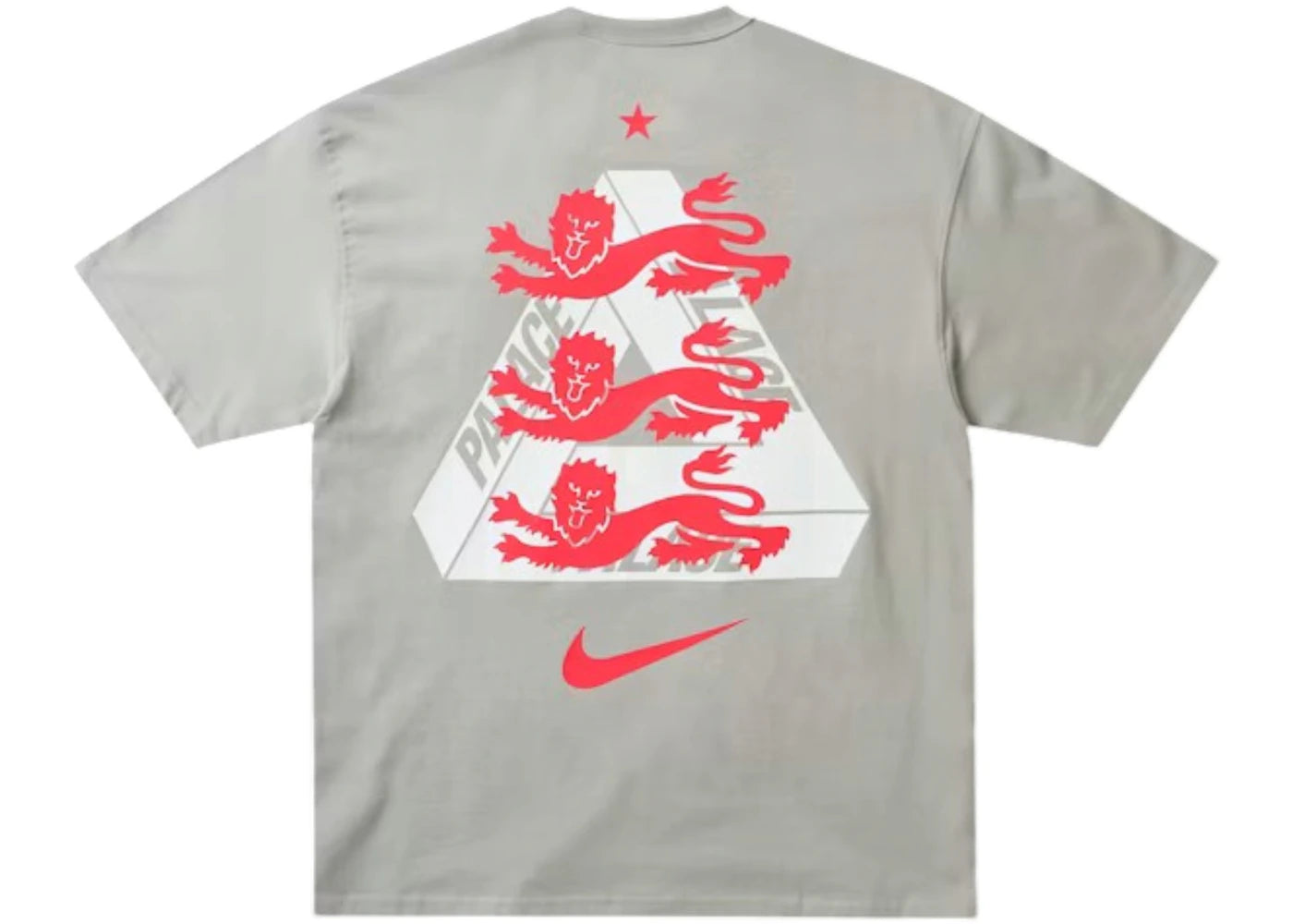 Palace x Nike England T-shirt Pewter Grey