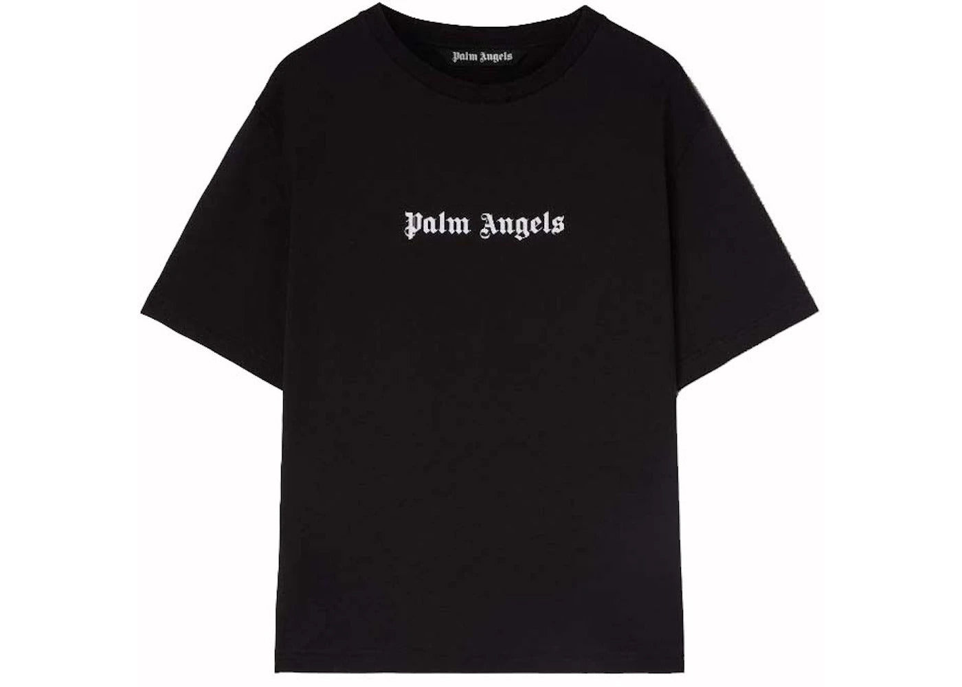 Palm Angels Slim Fit T-Shirt Black/White