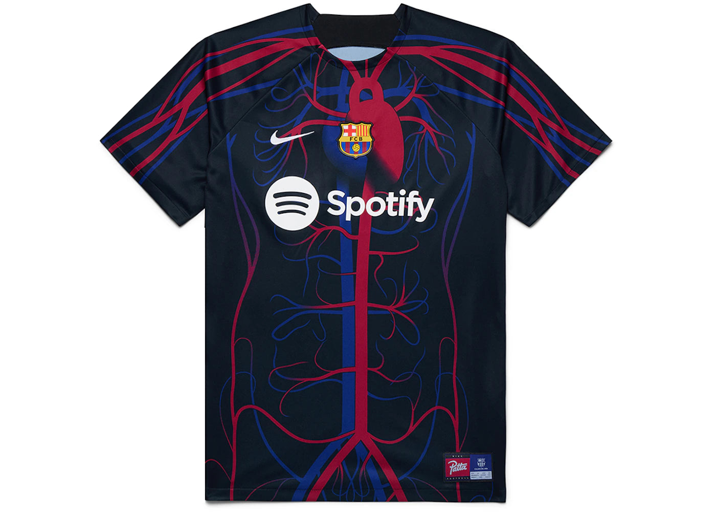 Maillot d'avant-match Patta x Barcelona FC Culers del Món - Noir/Blanc