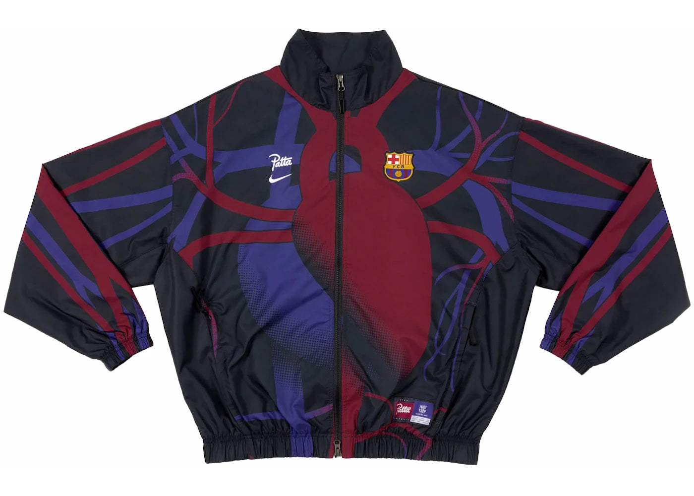 Patta x Barcelona FC Culers del Món Track Jacket-Black/White