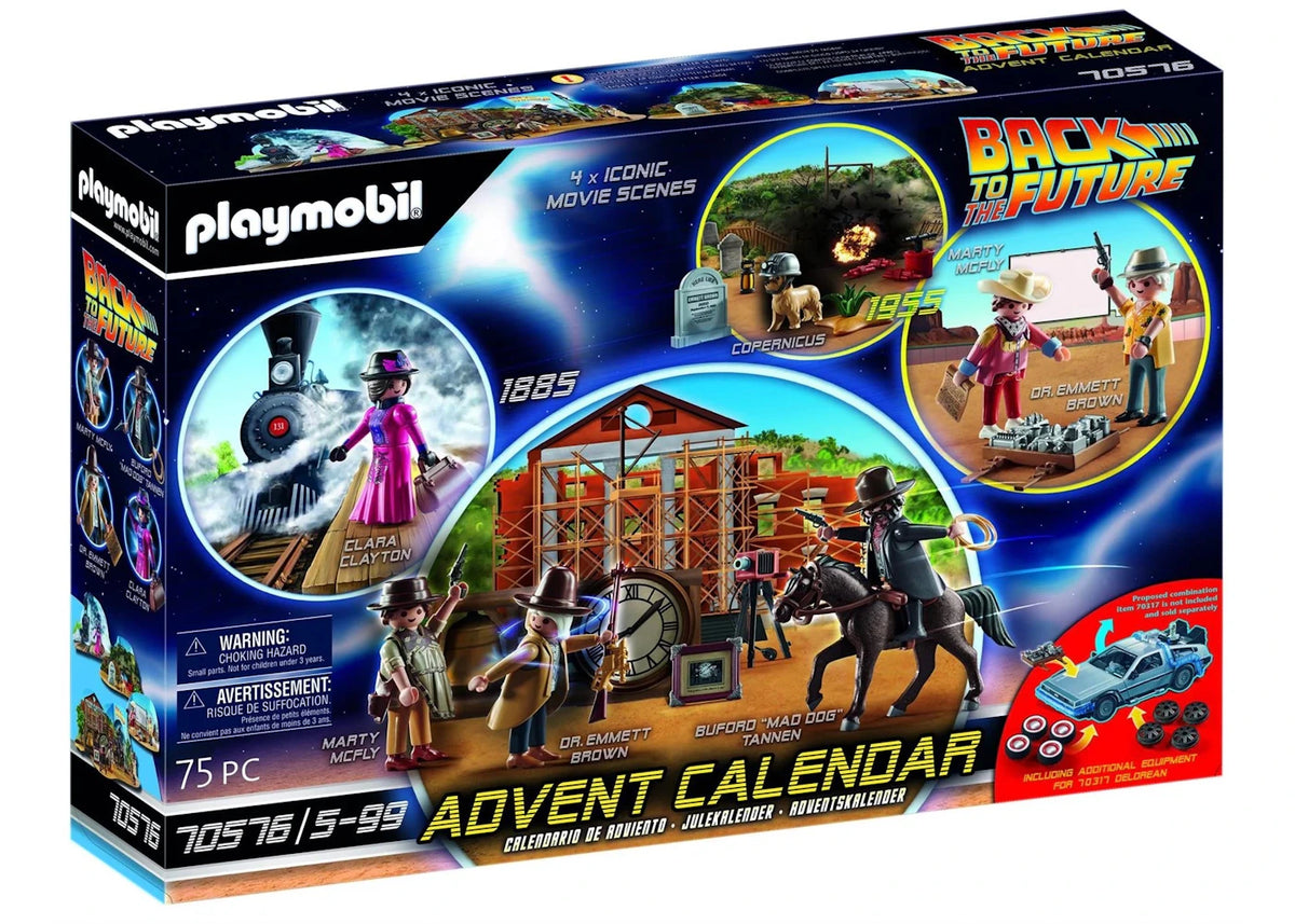 Playmobil Back to the Future III Advent Calendar Set 70576 - main view