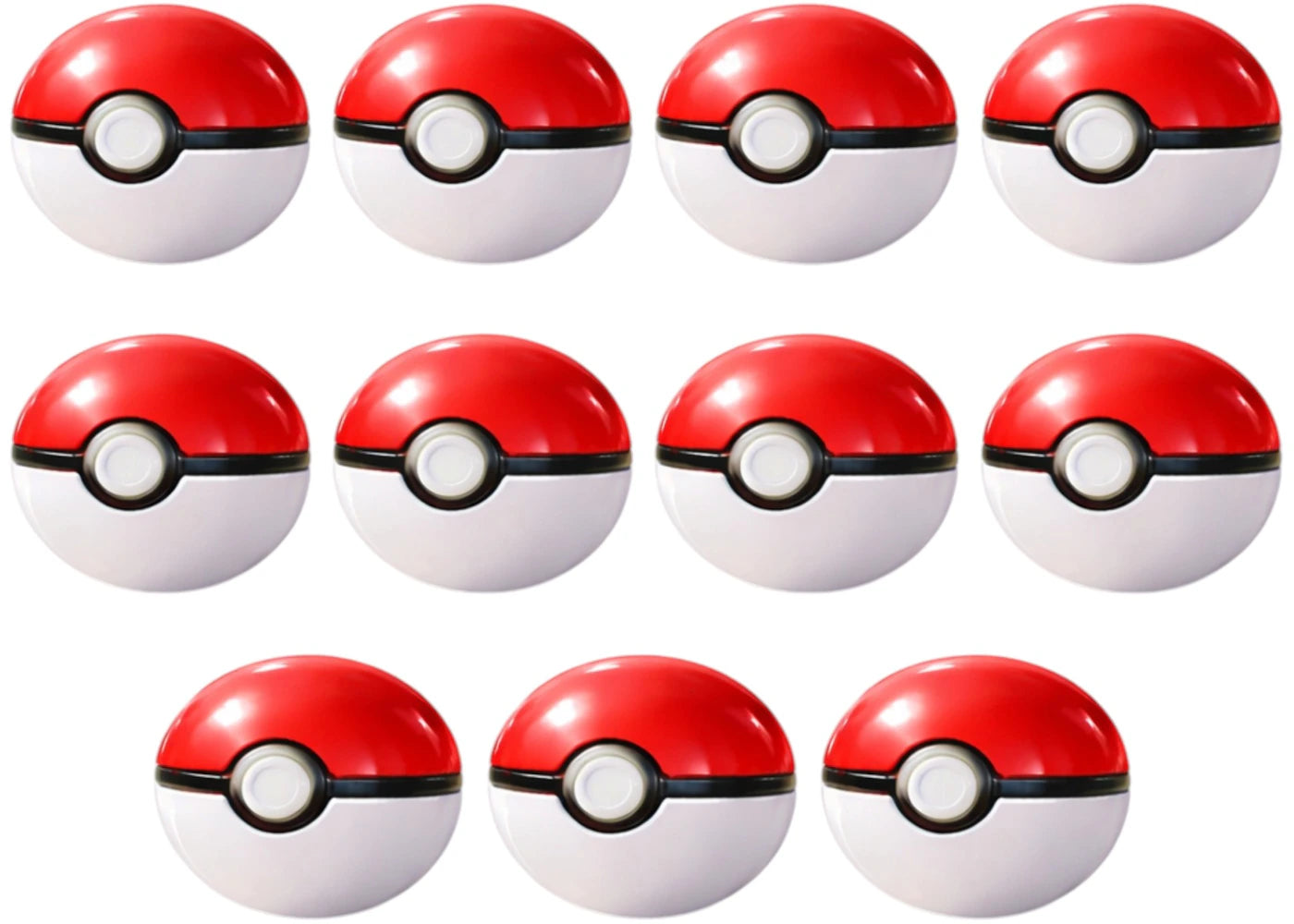 Pokemon Pack of 10 Pokemon Poke Ball Mystery Random Assortment Capsules Yellow - main view