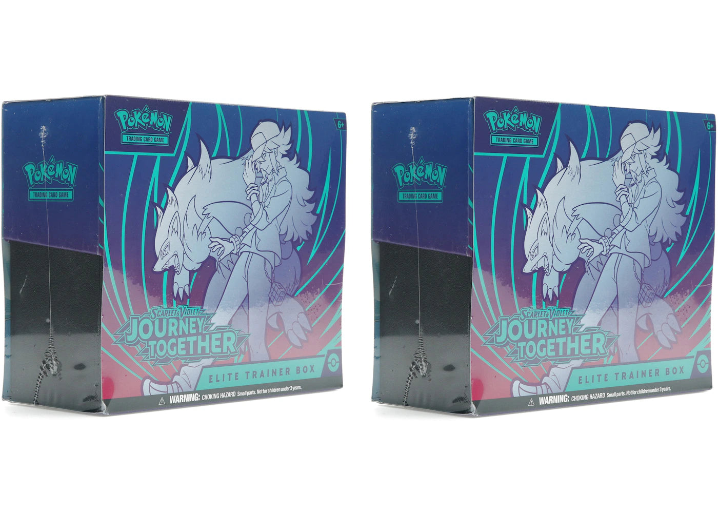 Lot de 2 coffrets Dresseur d'élite Pokémon Scarlet &amp; Violet - Voyage ensemble
