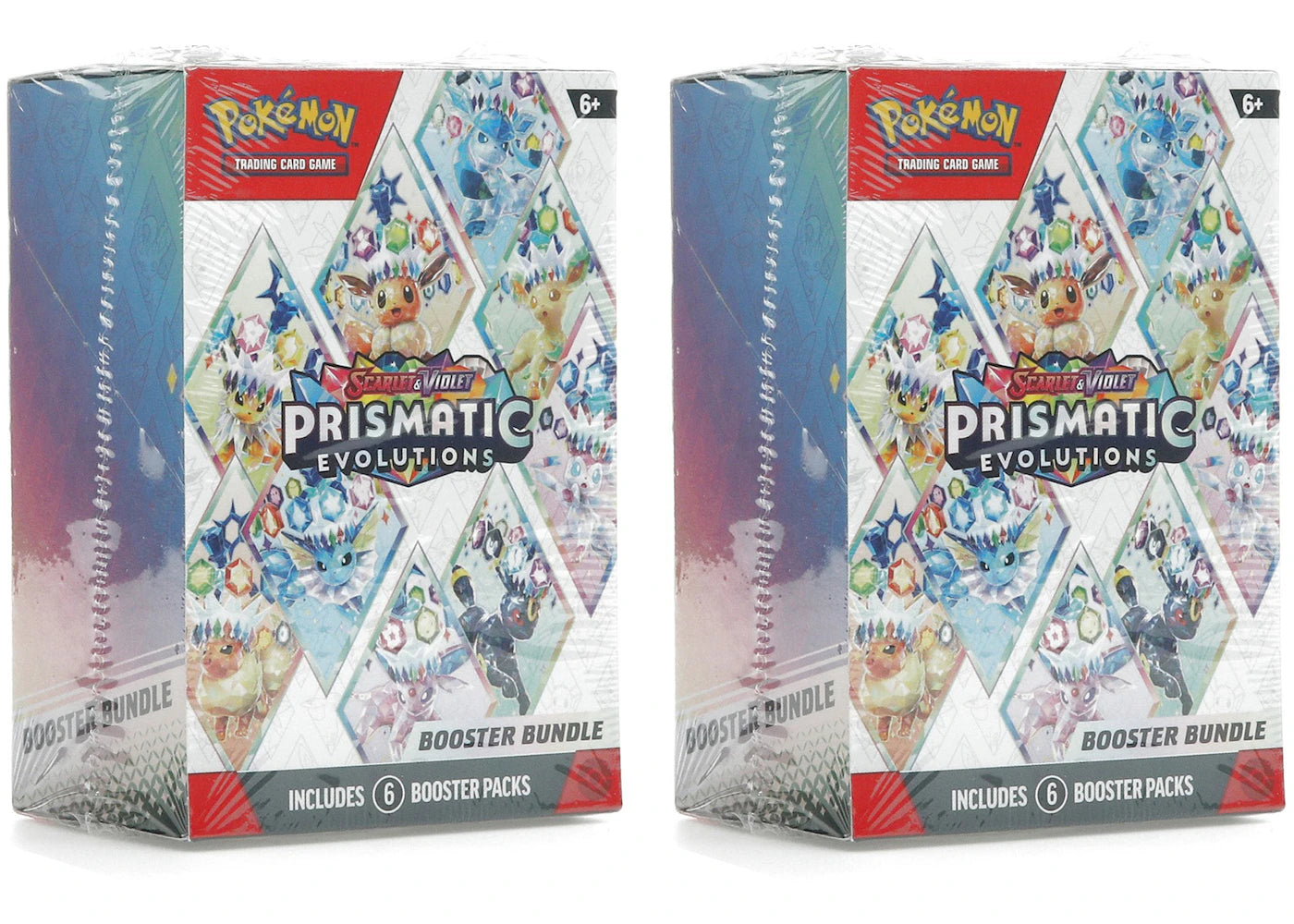 Lot de 2 boosters Pokémon Écarlate et Violet - Évolutions Prismatiques