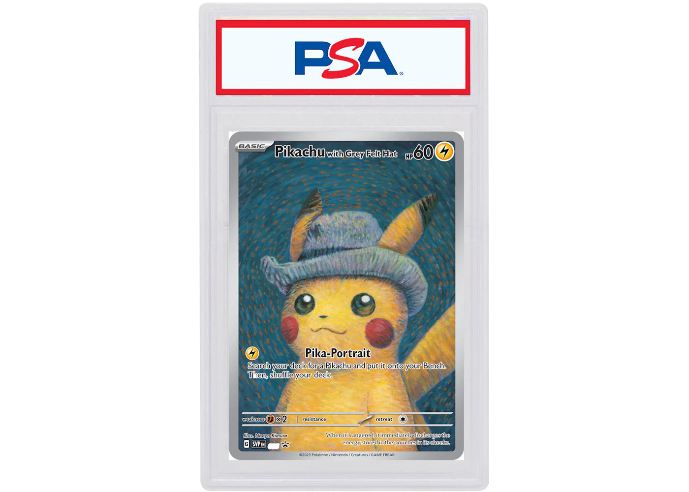Pokémon TCG x Van Gogh Museum Pikachu with Grey Felt Hat