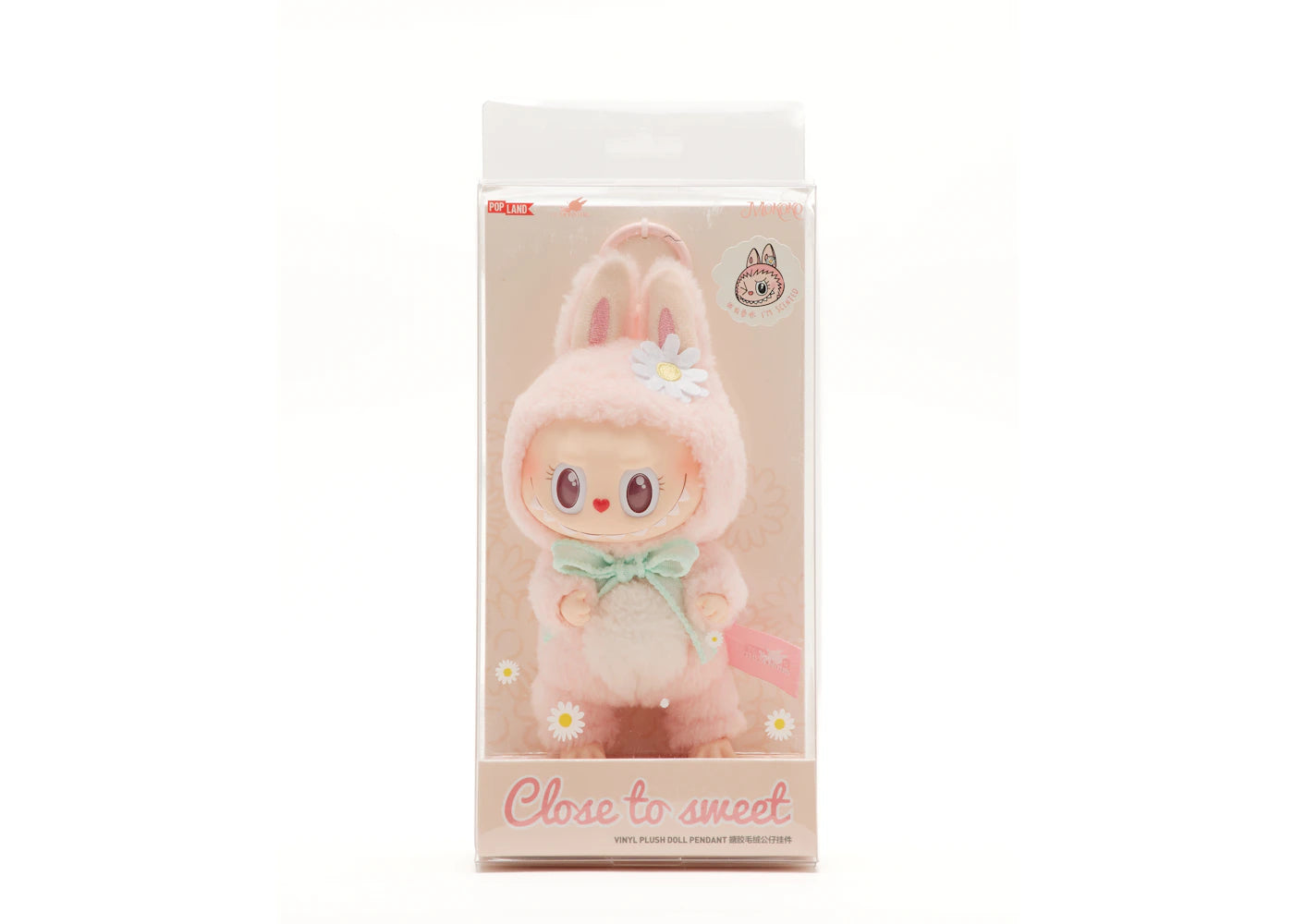 Pop Mart Labubu Mokoko Close to Sweet Vinyl Plush Pendant - main view