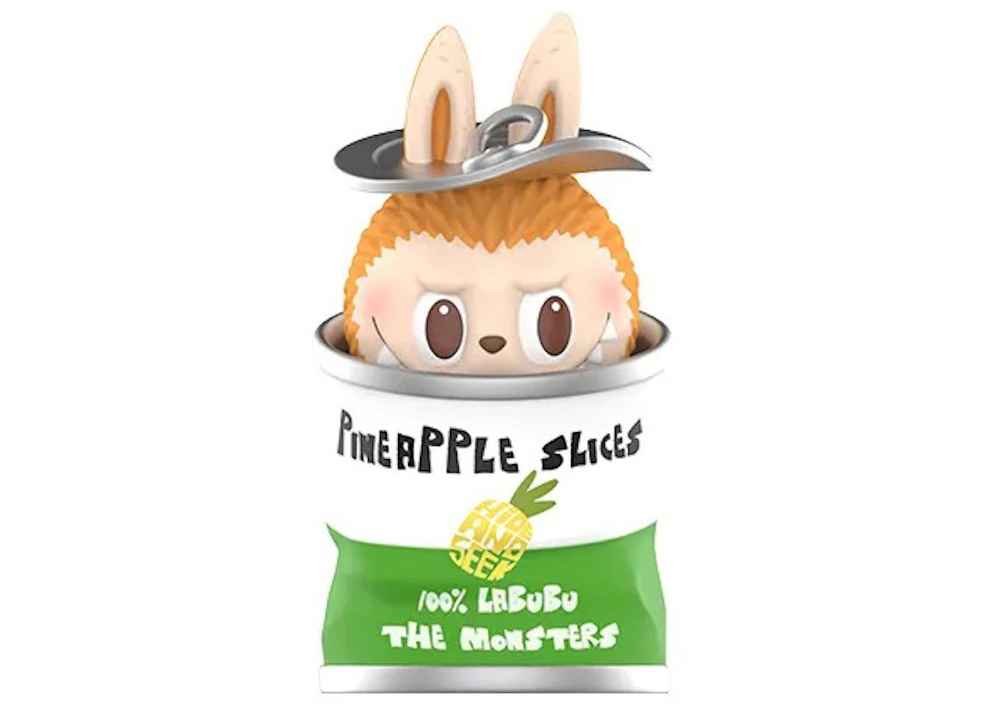 Pop Mart Labubu The Monsters Almost Hidden Series Canned Pineapple Figure-