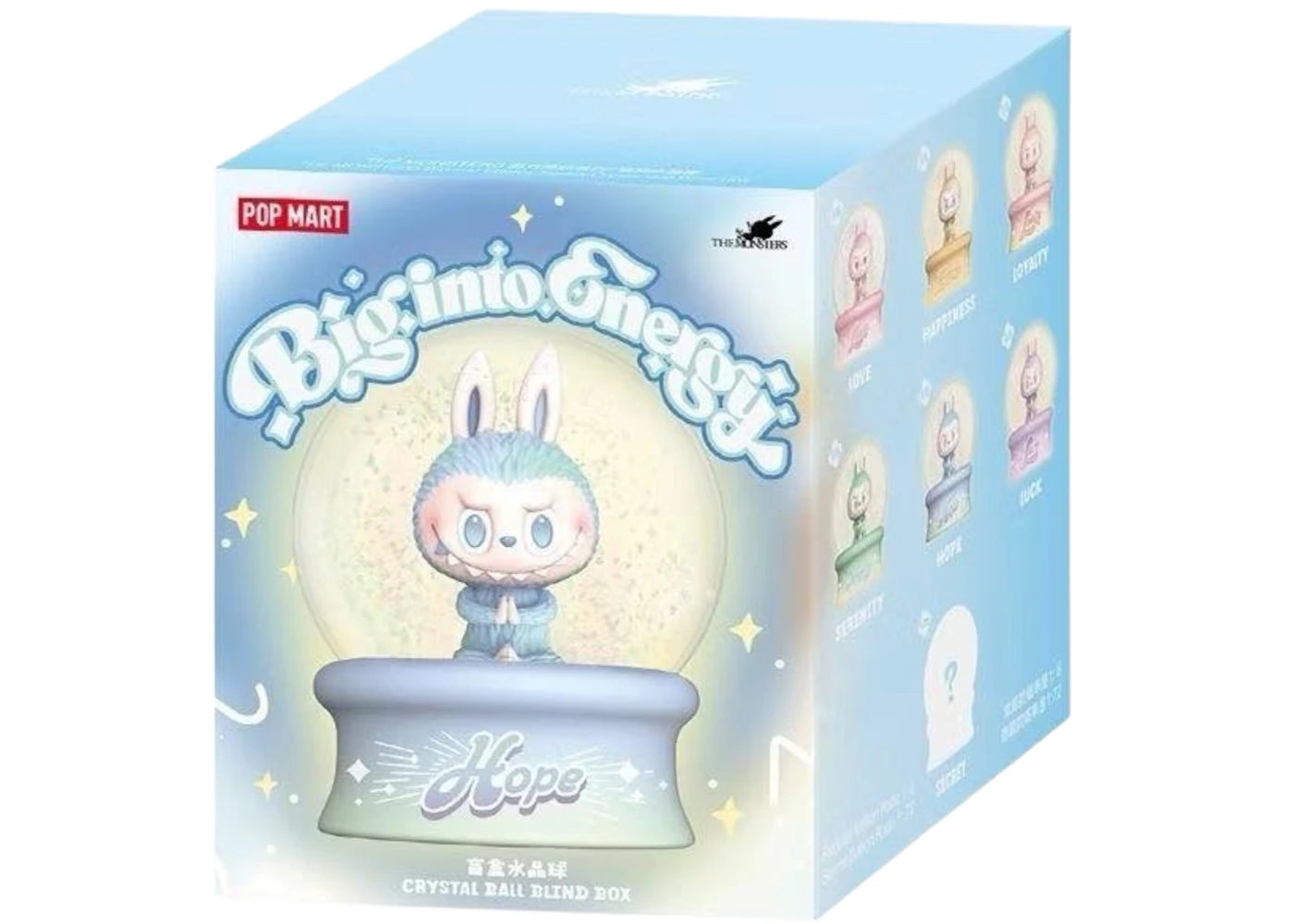 Pop Mart Labubu The Monsters Big into Energy Series Crystal Ball Single Blind Box-