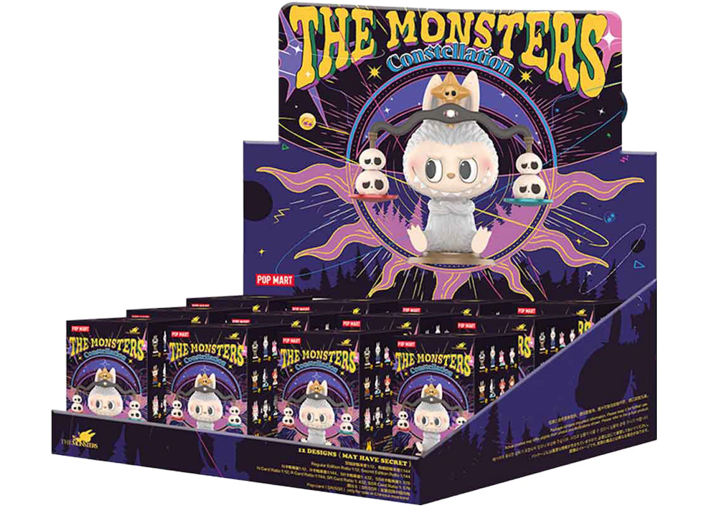 Pop Mart Labubu The Monsters Constellation Series Figures Sealed Case (12 Blind Box)-