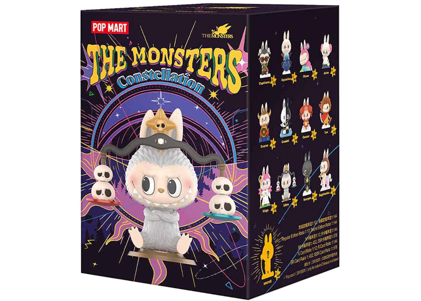 Pop Mart Labubu The Monsters Constellation Series Figures Single Blind Box-