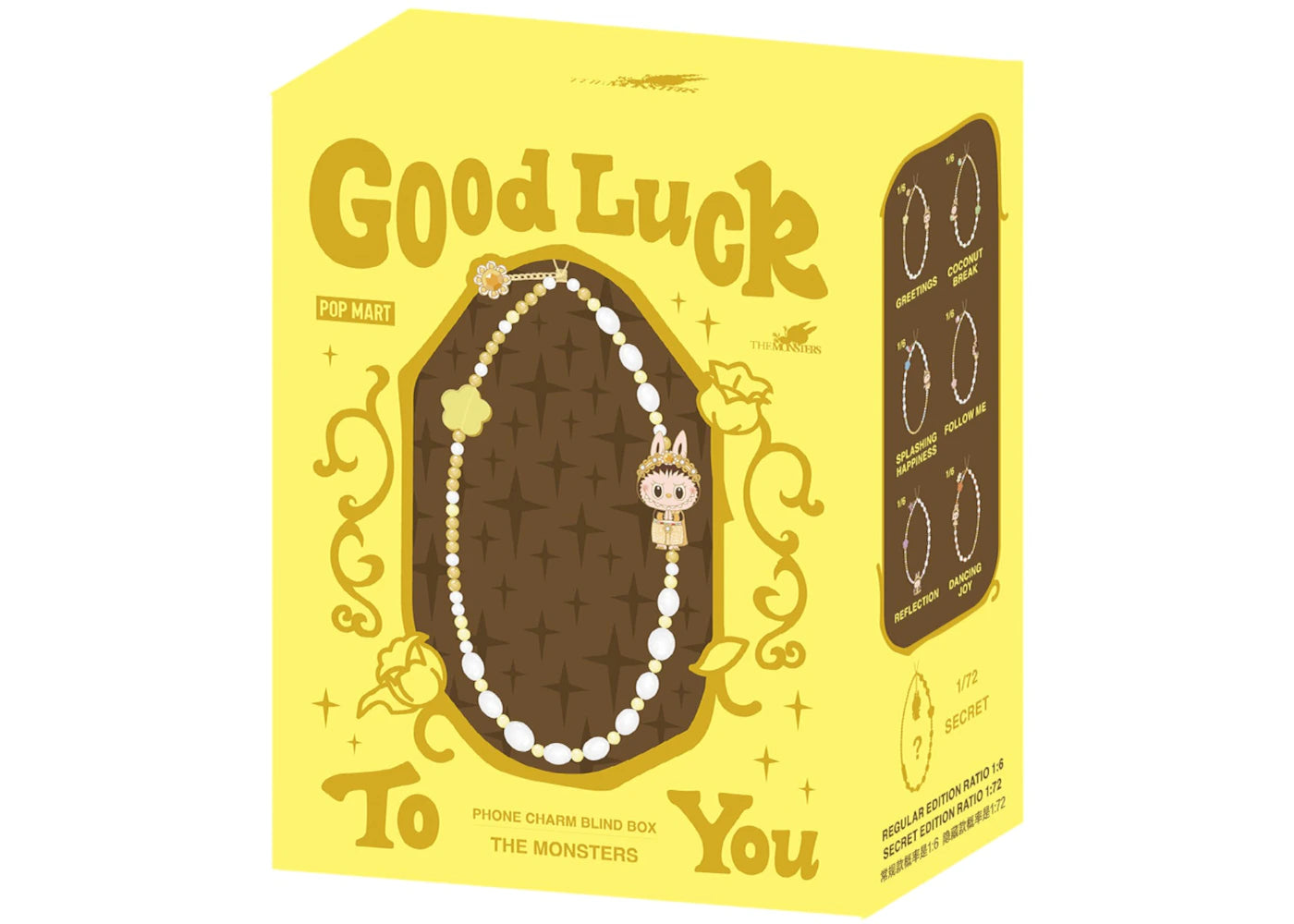 Pop Mart Labubu The Monsters Good Luck to You Phone Charm Single Blind Box-
