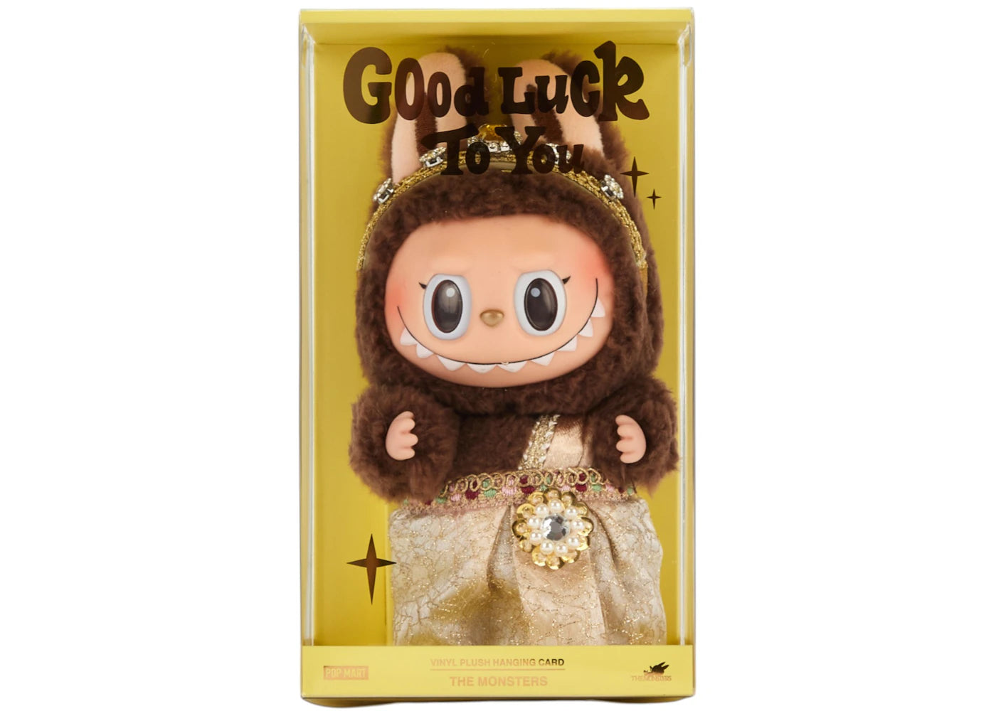 Pop Mart Labubu The Monsters Good Luck to You Vinyl Plush Hanging Card Vinyl Plush-