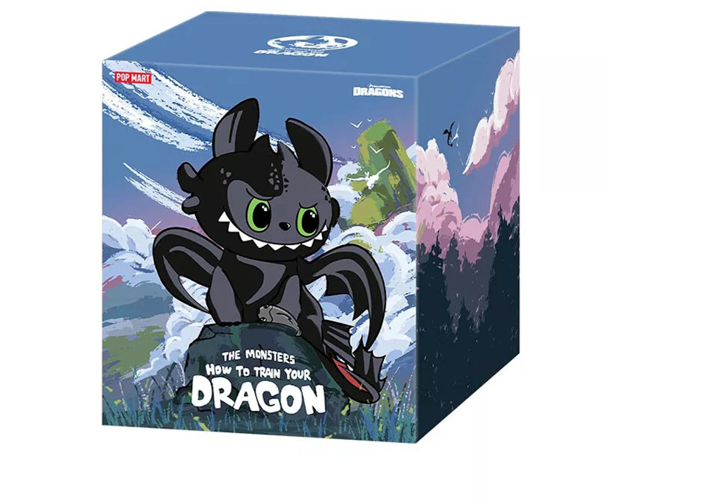 Pop Mart Labubu The Monsters How to Train Your Dragon Figurine Single Blind Box-